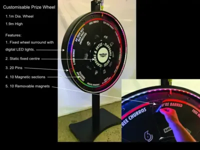 Magnetic Face Custom Prize Wheel-127