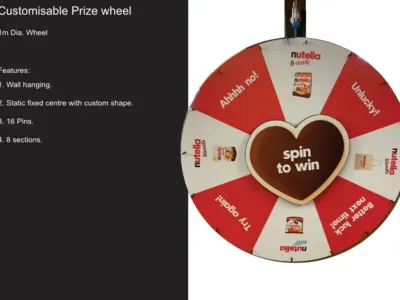 Nutella Wall Hanging Prize Wheel-127